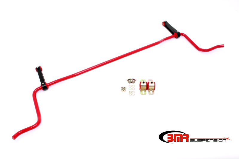 Ford Mustang Sway Bar Kit - Rear - BMR Suspension - Solid 22mm - Red - `05-`10 Ford Mustang Sway Bar Kit - Rear - BMR Suspension - Solid 22mm - Red - `05-`10